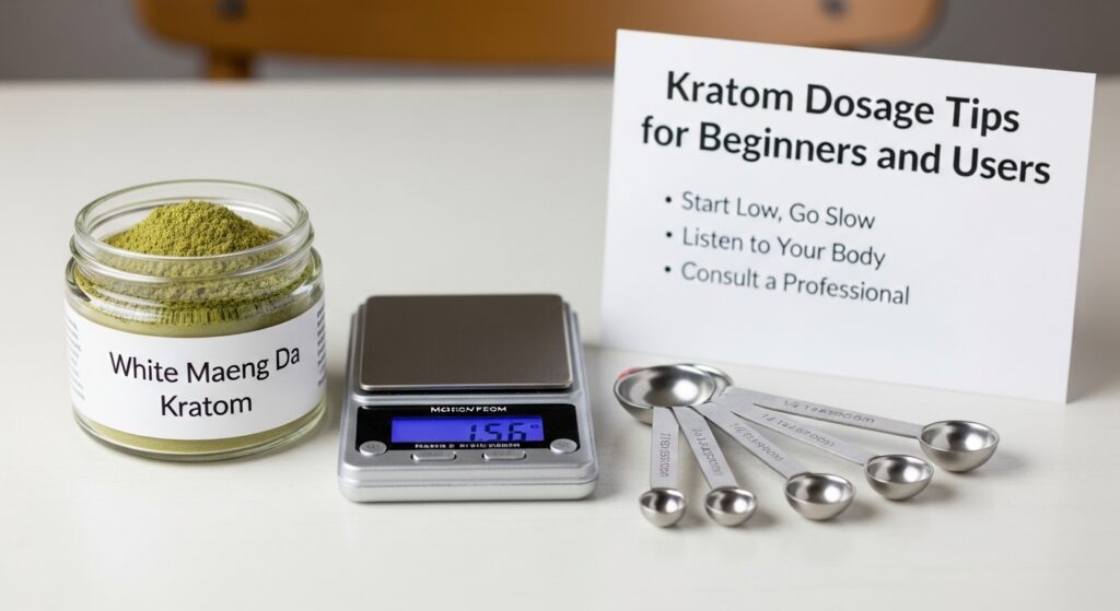 White Maeng Da Kratom Dosage Tips for Beginners and Users
