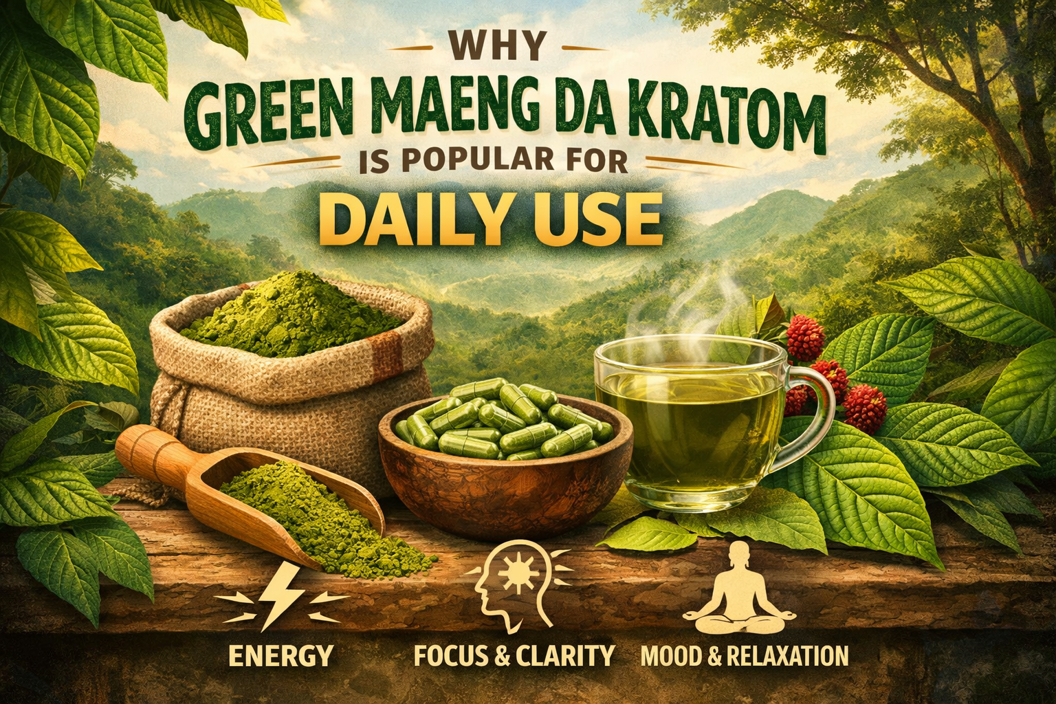 Why Green Maeng Da Kratom Is Popular for Daily Use